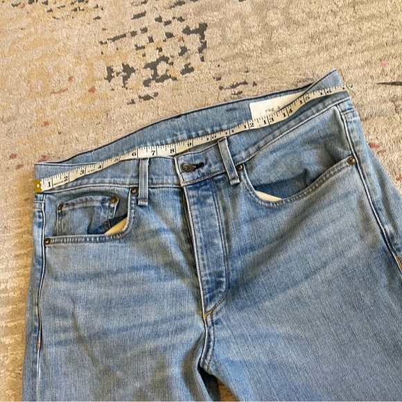Rag and Bone Fit 1 Extra Slim Men's Light Wash Jeans Size 33 - Picture 6 of 11